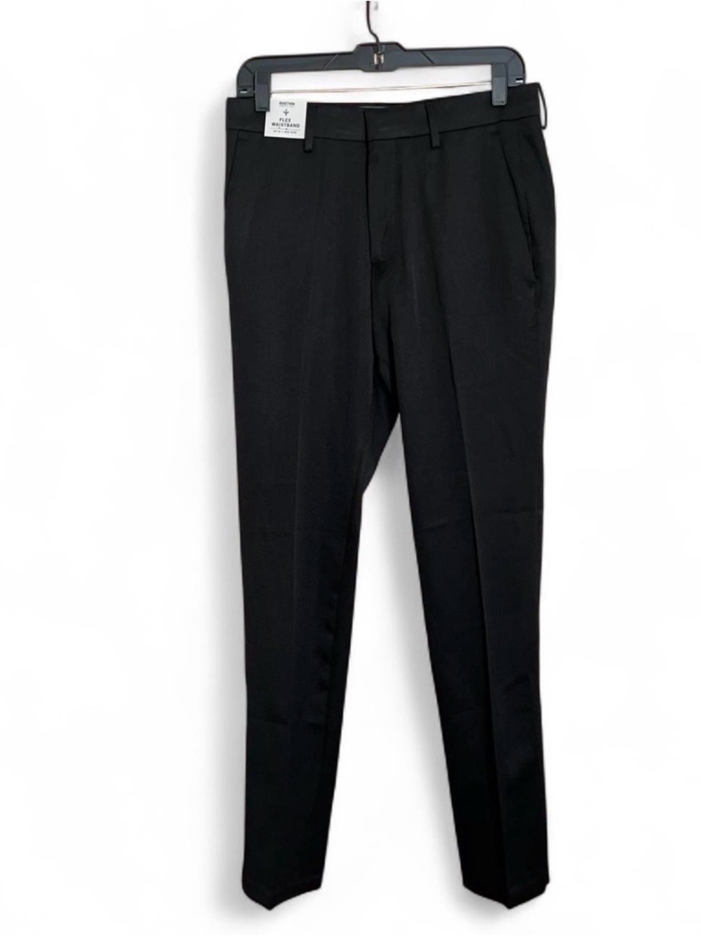 Kenneth Cole Reaction Stretch Urban Heather Classic Black Dress Pants30”x32” NWT
